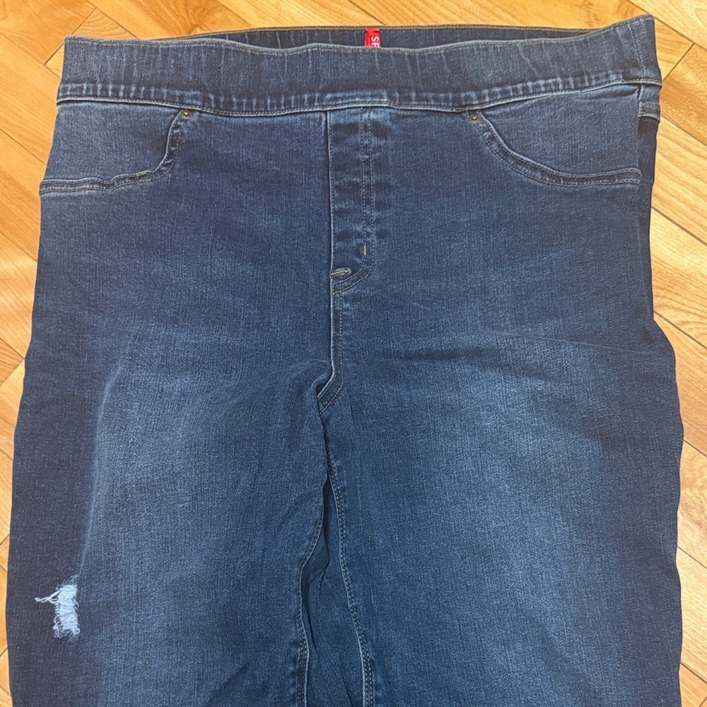 SPANX Dark Denim Skinny Jeans - Picture 8 of 9